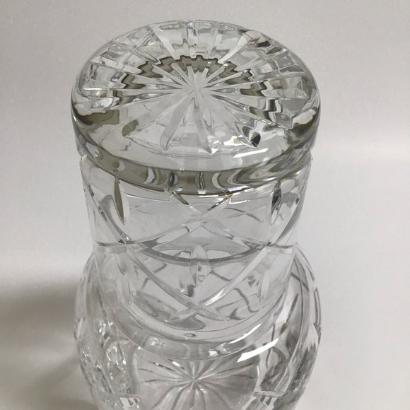 Vintage Crystal Cut Glass Carafe - Picture 4 of 16